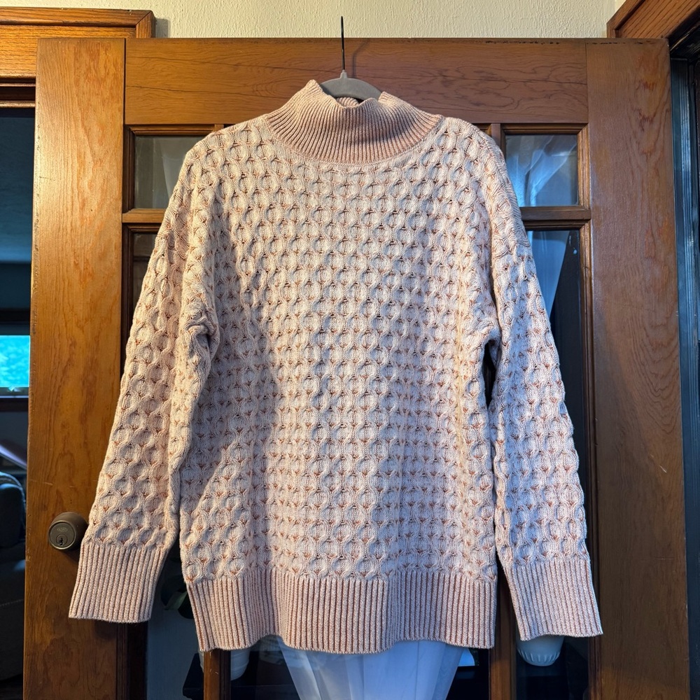 Knox Rose Blush Cowl Neck Sweater
